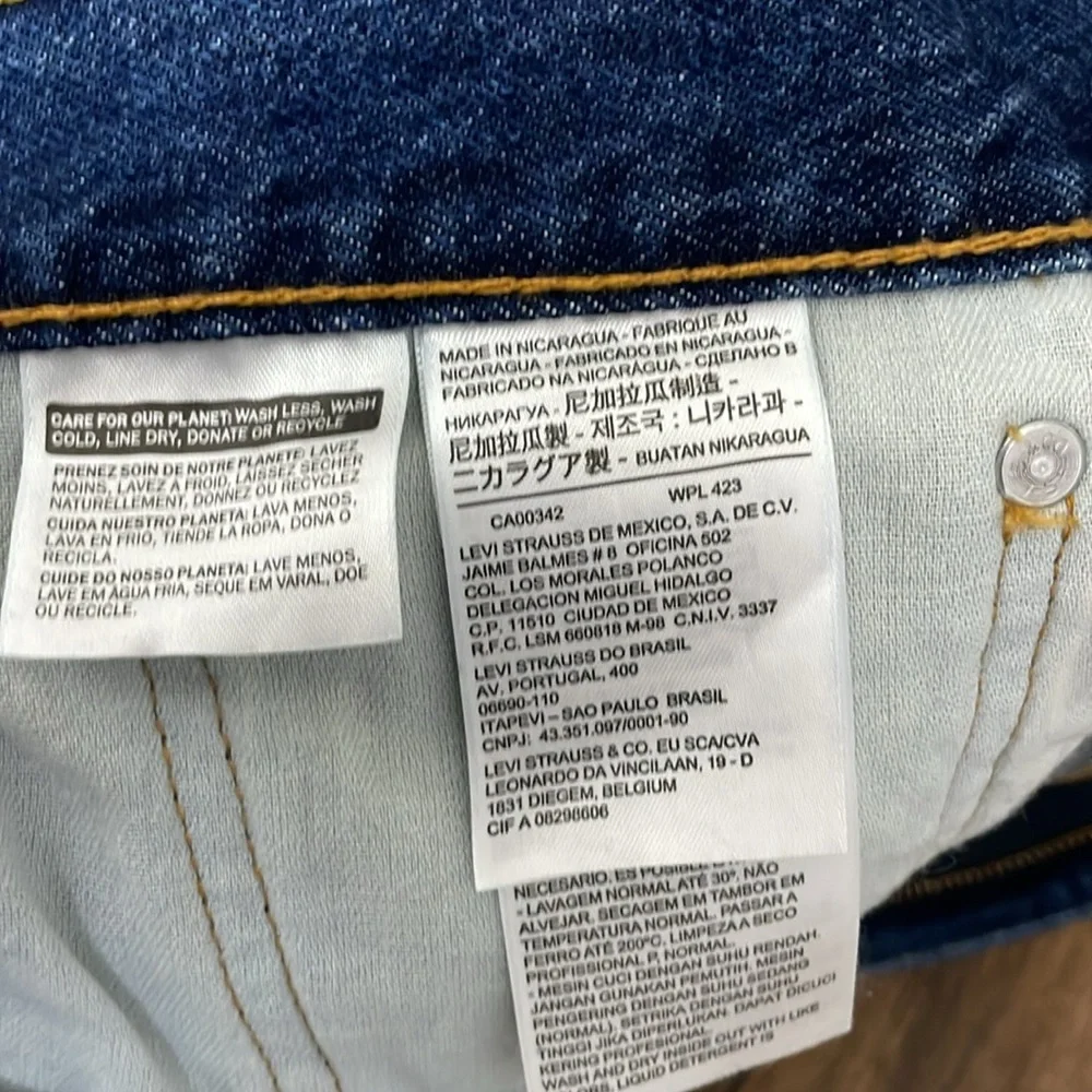 Levi’s Classic 505 Men's Blue Jeans 50 x 30 Straight Leg